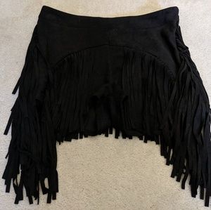 Fringe shorts